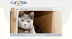 Desktop Screenshot of catbiteinfection.com
